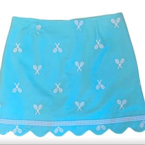 🌸🌷VINTAGE Lilly Pulitzer Embroidered Tennis skirt